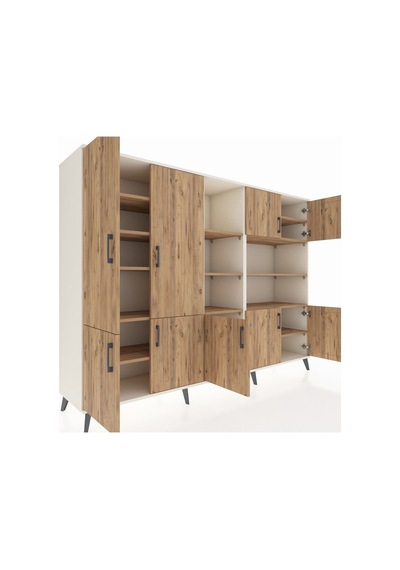 Hyperion Dolap 14 Raflı 9 Kapaklı 220x44x163 Aytaşı-çam Aytaşı-çam Hyperion Dolap 14 Raflı 9 Kapaklı 220x44x163 Aytaşı-çam Aytaşı-çam