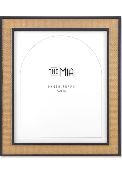 The Mia Retrato Fotoğraf Çerçevesi Siyah 30x25 Cm