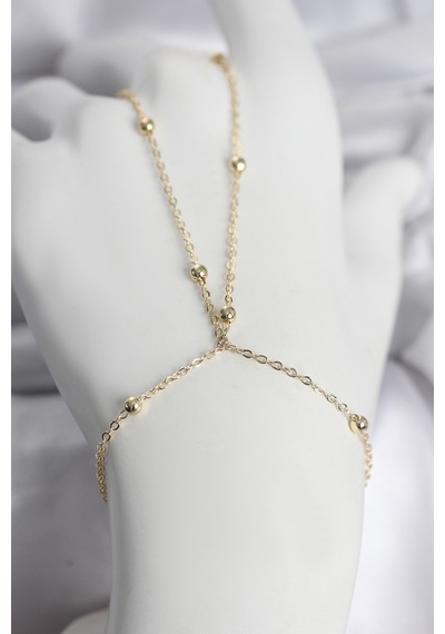 Gold Renk Top Zincirli Kadın Şahmeran - Ebj260404w41703 Diğer