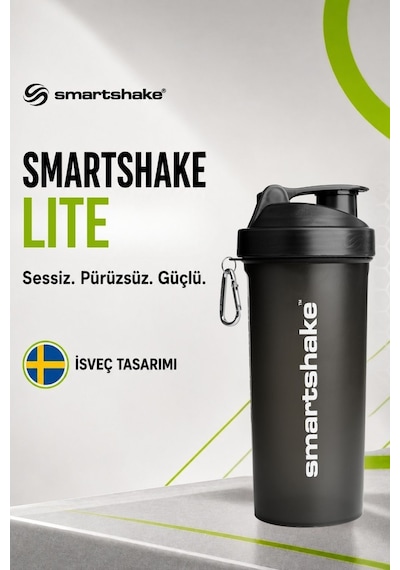 Smartshake Lite Serisi 1000 Ml Siyah Protein Shaker