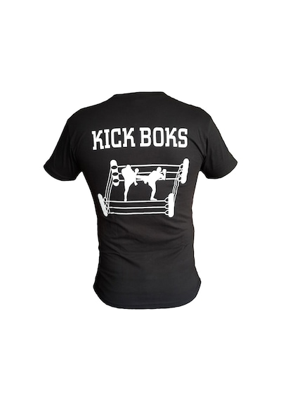 Aksaspor Kick Boks Tişörtü Ekonomik Tişört Siyah