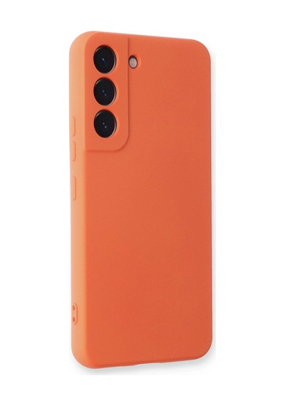 Newface - 4 - Samsung Galaxy S23 Plus Kılıf Nano İçi Kadife Silikon - Metemıx - - Turuncu