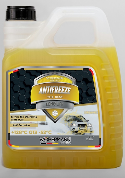 Wöbermann G13 -52 C 4 Mevsim Organik  Sarı Antifriz 4 L