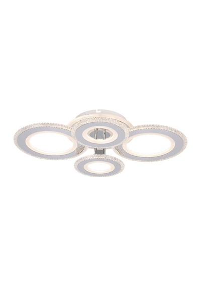 Eray Aydınlatma T001-4 Krom Kumandalı Led Avize Krom