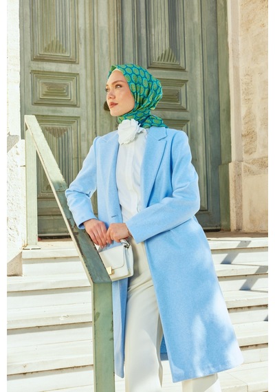 Mirsoy Scarf Dijital Soft Lavina Desen-yeşil Yeşil