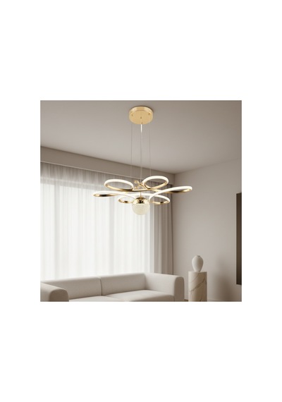 Yonca Modern Gold Avize Yatak Odası - Hol - Salon