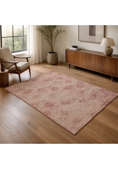 Kartela Halı Liva Halı Jüt Taban Dokuma Halı Gül Kurusu - 200 X 300 Cm