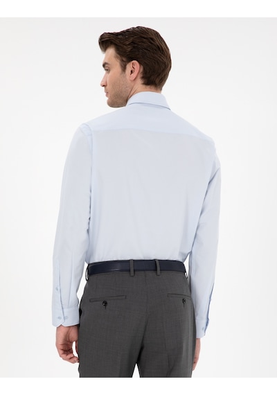 Pierre Cardin Erkek Açık Mavi Gömlek Basic 50307198-vr003 Açik Mavi
