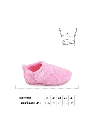 Gezer Kışlık Kız Çocuk Peluşlu Rahat Taban Cırt Cırtlı Ayarlanabilir Ev Okul Kreş Panduf Ayakkabı Ga2kfm.03422.01.020.b42 Pembe Gezer Kışlık Kız Çocuk Peluşlu Rahat Taban Cırt Cırtlı Ayarlanabilir Ev Okul Kreş Panduf Ayakkabı Ga2kfm.03422.01.020.b42 Pembe