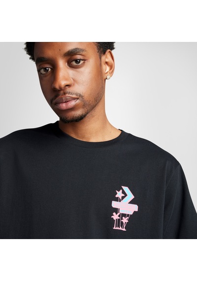 Converse Motel Erkek Siyah T-shirt 10027725 SIYAH