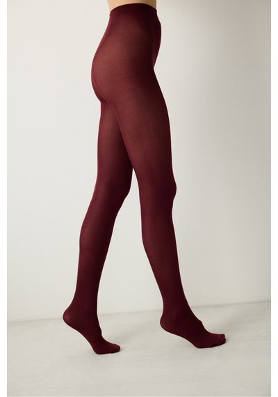 Penti Cotton Külotlu Çorap Bordo