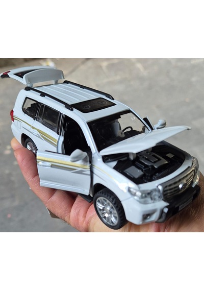 Oyuncak Araba Toyota Jip Land Cruiser V8 Model Araç Sesli &ışıbyz