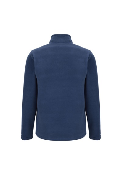 Discovery Expedition D5wm-swt3300 Mavi Fermuarlı Basic Erkek Polar Sweatshırt İndigo