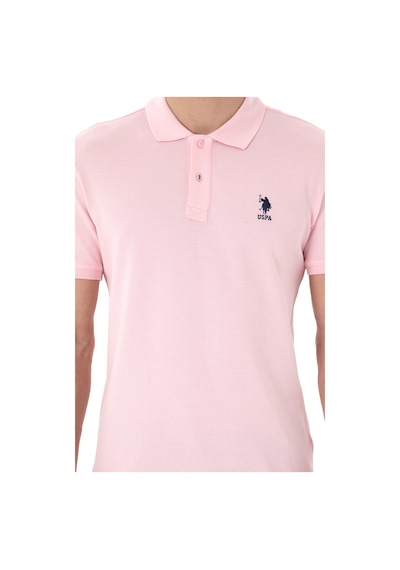 U.S. Polo Assn. Erkek Slim Fit Polo Yaka Açık Pembe Basic Tişört 50298041-VR078 U.S. Polo Assn. Erkek Slim Fit Polo Yaka Açık Pembe Basic Tişört 50298041-VR078