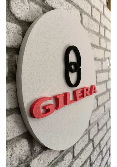 Gılera Logo 50x50 Gılera Logosu Gılera Marka Logosu 3d Gılera Logo Strafor Logo