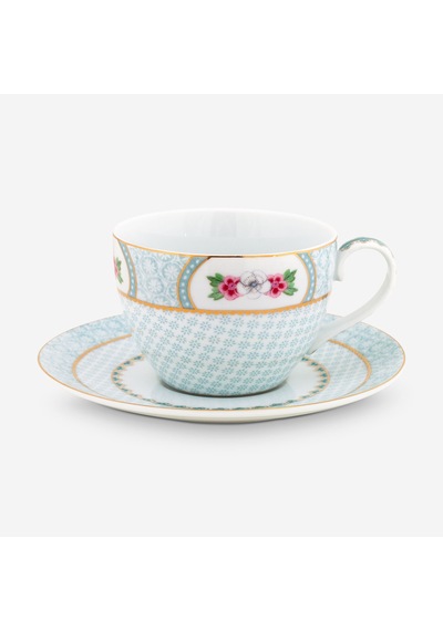Pip Studio Blushing Birds Beyaz Porselen Çay Fincanı