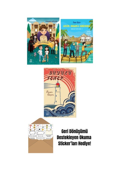 Efes Perileri Efsanevi Yerler Serisi 3 + Antik Mısır A Gidiyoruz Eğlenceli Tarih Serisi 2 + Büyülü Fener