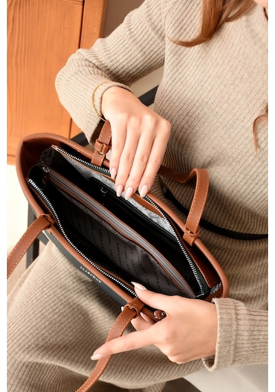 Just Polo Kadın Yeni Sezon El Ve Omuz Çantası 236049mh Yeşil - Taba 97863041