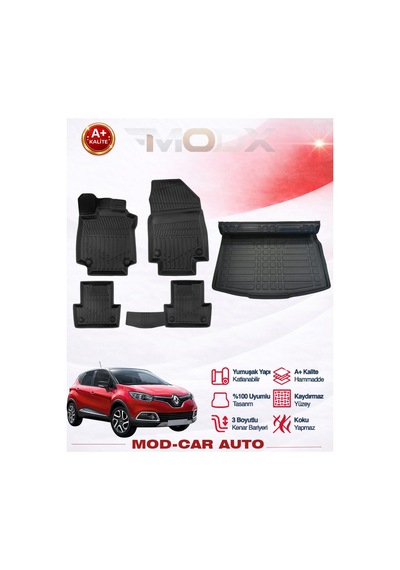 Renault Clio 4 2012-2018+universal Havuzlu Paspas Takımı A+