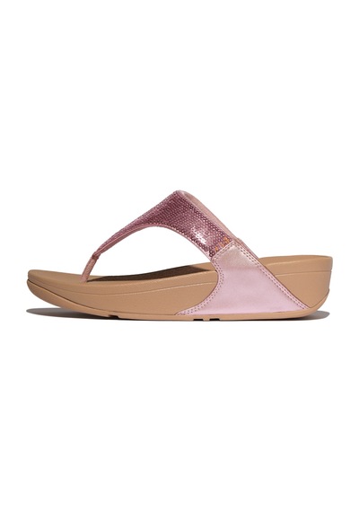 B50 Metallic Soft Blush Terlik Kadın Diğer Jf3-090 /675 /b50 Fitflop Lulu Sequin Toe-post Pembe