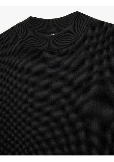 Koton Regular Fit Uzun Kollu Dokulu Pamuklu Dik Yaka Kışlık Triko Kazak Antrasit 6wam70022ht Koton Regular Fit Uzun Kollu Dokulu Pamuklu Dik Yaka Kışlık Triko Kazak Antrasit 6wam70022ht