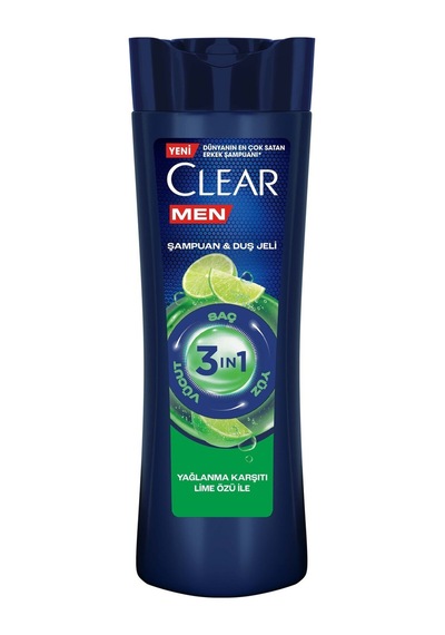 Clear 3in1 Yağlanma Karşıtı Lime Özlü Şampuan 350 Ml - 7 Adet Tarı