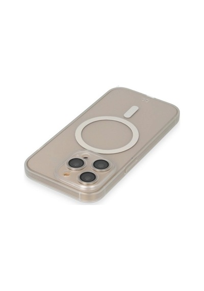 Apple iPhone Uyumlu , 14 Pro Kılıf Grand Magneticsafe Kapak - Şeffaf