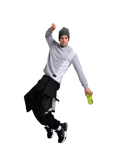 Sportive Alicante Erkek Gri Günlük Stil Sweatshirt 24ke003-grı Gri