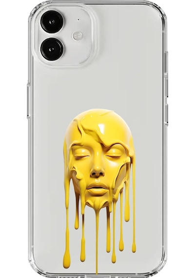 Apple Uyumlu iPhone 12 Şeffaf Kılıf Estetik Yüz 6 Tasarımlı