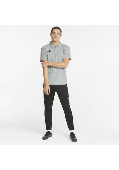 Puma Team Final Casuals Erkek Gri Klasik Yaka Polo Tişört 65738433