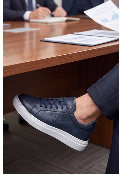 Liarca Asterio %100 Hakiki Deri Sararmayan Faylon Taban Sneaker Klasik Lacivert Beyaz Ayakkabı Lacivert - Beyaz Liarca Asterio %100 Hakiki Deri Sararmayan Faylon Taban Sneaker Klasik Lacivert Beyaz Ayakkabı Lacivert - Beyaz