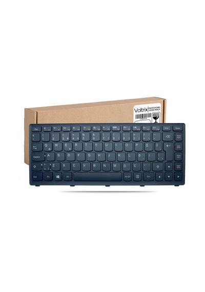 Lenovo Ideapad S400 Type: 80a1, 20283, 6600 Uyumlu Notebook Klavye - Siyah Tr