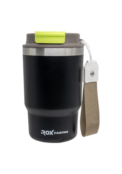Rox Camping 0193 Pipetli Kahve Termosu 0.48 Lt - Siyah Siyah