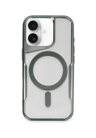 Apple Uyumlu iPhone 16 Plus Kılıf Boyi Magsafe Silikon Kapak - Yeşil 0.2M-Çok Renkli
