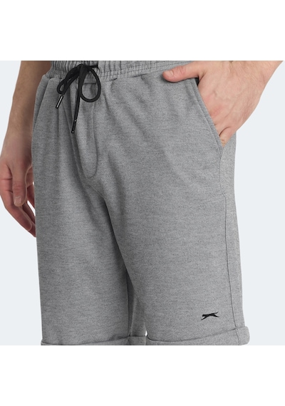 Slazenger NOVA Erkek Cepli Koyu Gri Şort