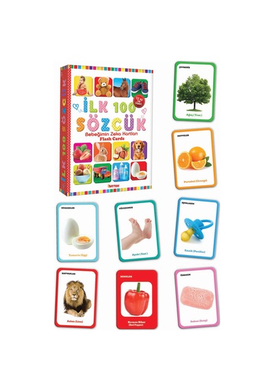 Dıy Toy Eğitici Kartlar İlk 100 Sözcük