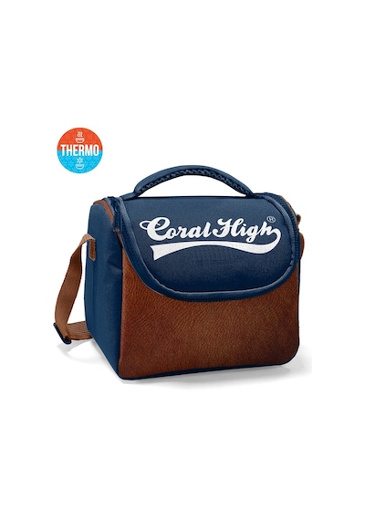 Coral High Kids Lacivert Kahverengi Thermo Beslenme Çantası 37136 Lacivert
