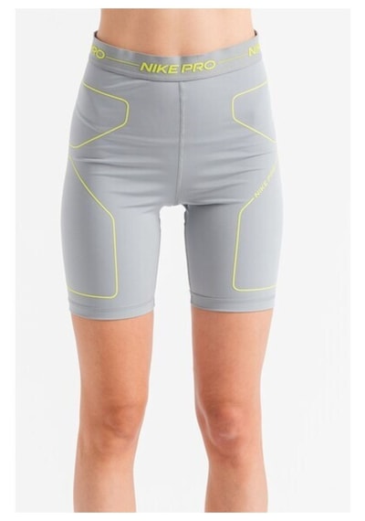 Nike Pro Dri-fıt Essential Novelty High-rise 7n Kadın Şort Gri