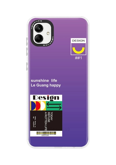 Samsung Galaxy Uyumlu A04 Kılıf Estoril Desenli Kapak - Estoril - 4 İtdark36032