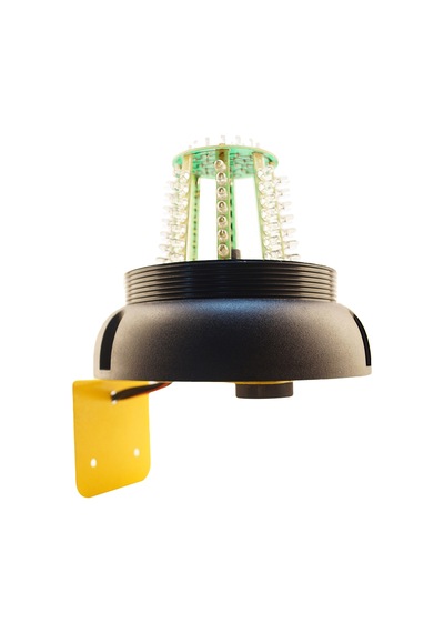 Mesan Ø110 İkaz Lamba Led Flaşör Buzzer L Montaj Turuncu 220vac Ms 624.3.220vac