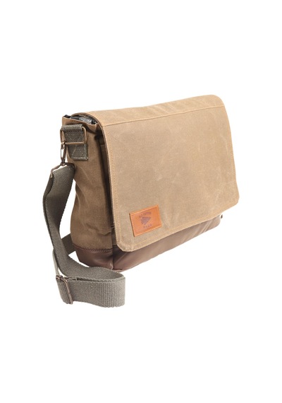 oldcottoncargo OLD COTTON CARGO 7171 UNISEX SU GEÇİRMEZ LEPTOP OMUZ ÇANTASI KAHVE