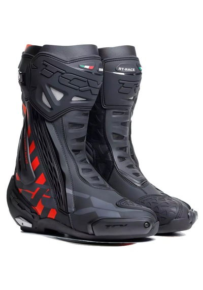 Tcx Rt-race Siyah-kırmızı Motosiklet Çizmesi