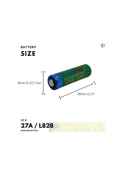 Poundmax 5 Adet 27a, L828, Özel Alkali Pil, 12 V, A27, V27a, Lr27a, Mn27, Gp27a, V27ga Saatler, Uzaktan Kumandalar, Hesap Makinesi, Kompakt, Uzun Ömürlü Ve Yüksek Performans