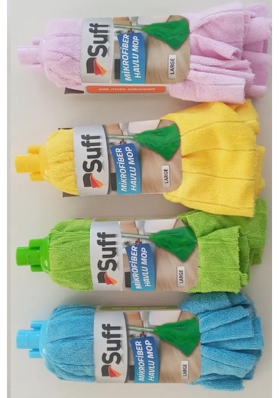 Suff 4 Adet Suff Mikrofiber Havlu Mop Large