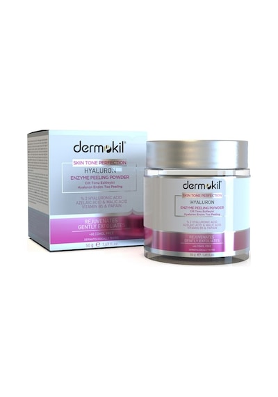 Dermokil Cilt Tonu Eşitleyici Hyaluron Enzim Toz Peeling 50 G