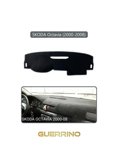 Skoda Octavia 2000-2008 Torpido Koruma Halısı Gri Kenar
