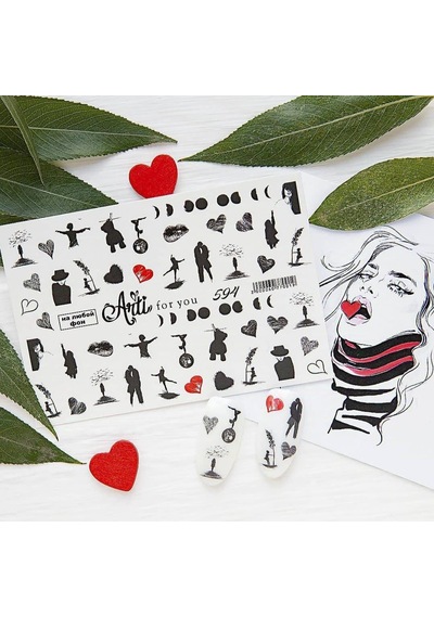 Stiker Arti 594 Beyaz