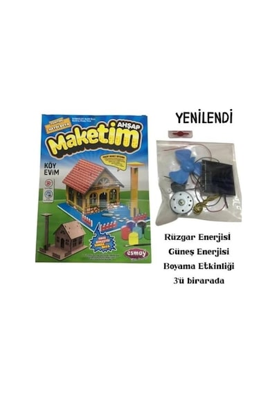 Güneş Enerjili Deney Seti -panelli Ev Gnsrkfaz2729