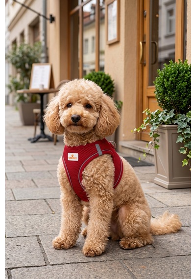 Kediler Ve Köpekler İçin Rahat, Dayanıklı Göğüs Tasması Xl Kırmızı