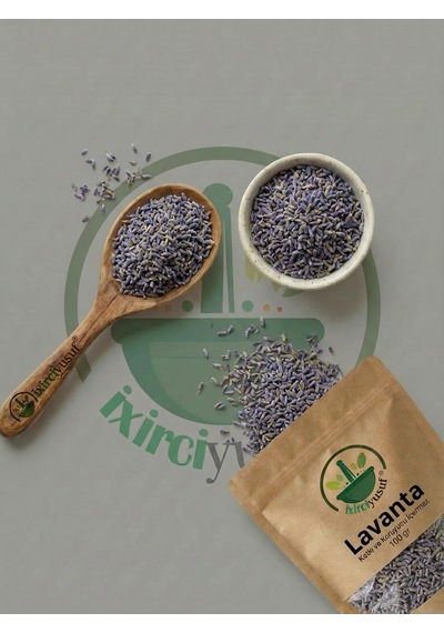İxirciyusuf Lavanta Lavanta Çiçeği Lavandula Angustifolia Kurutulmuş Bitki 100 G Doğal